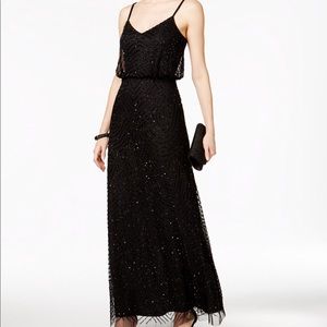 Adrianna Papell - Black Beaded Gown